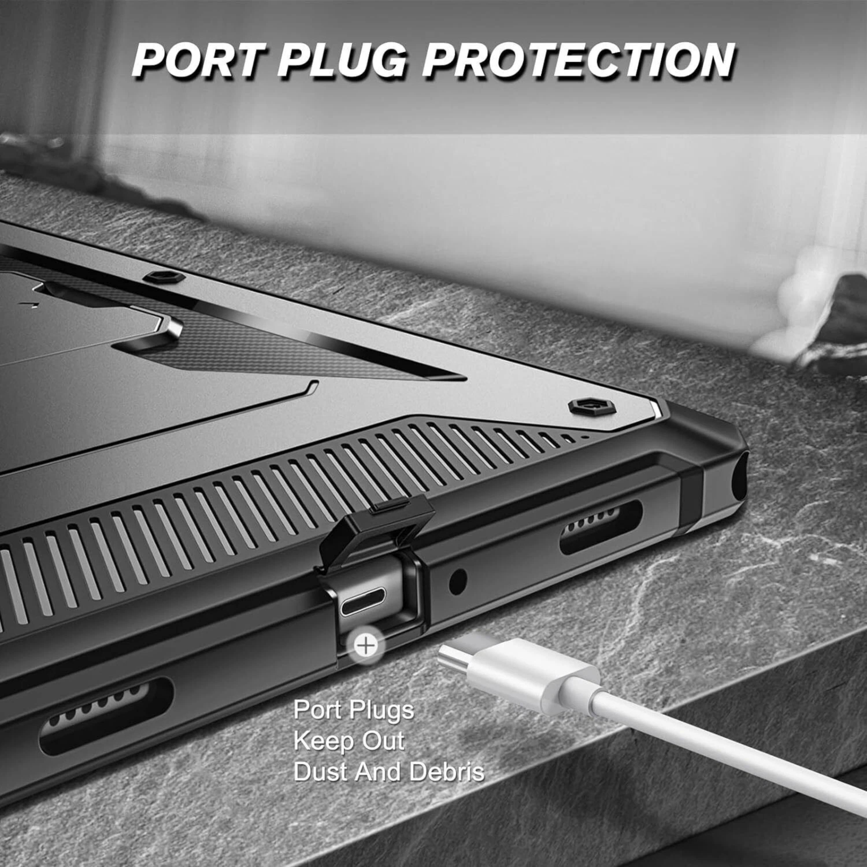 PORT PLUG PROTECTION  
Port Plugs Keep Out Dust And Debris