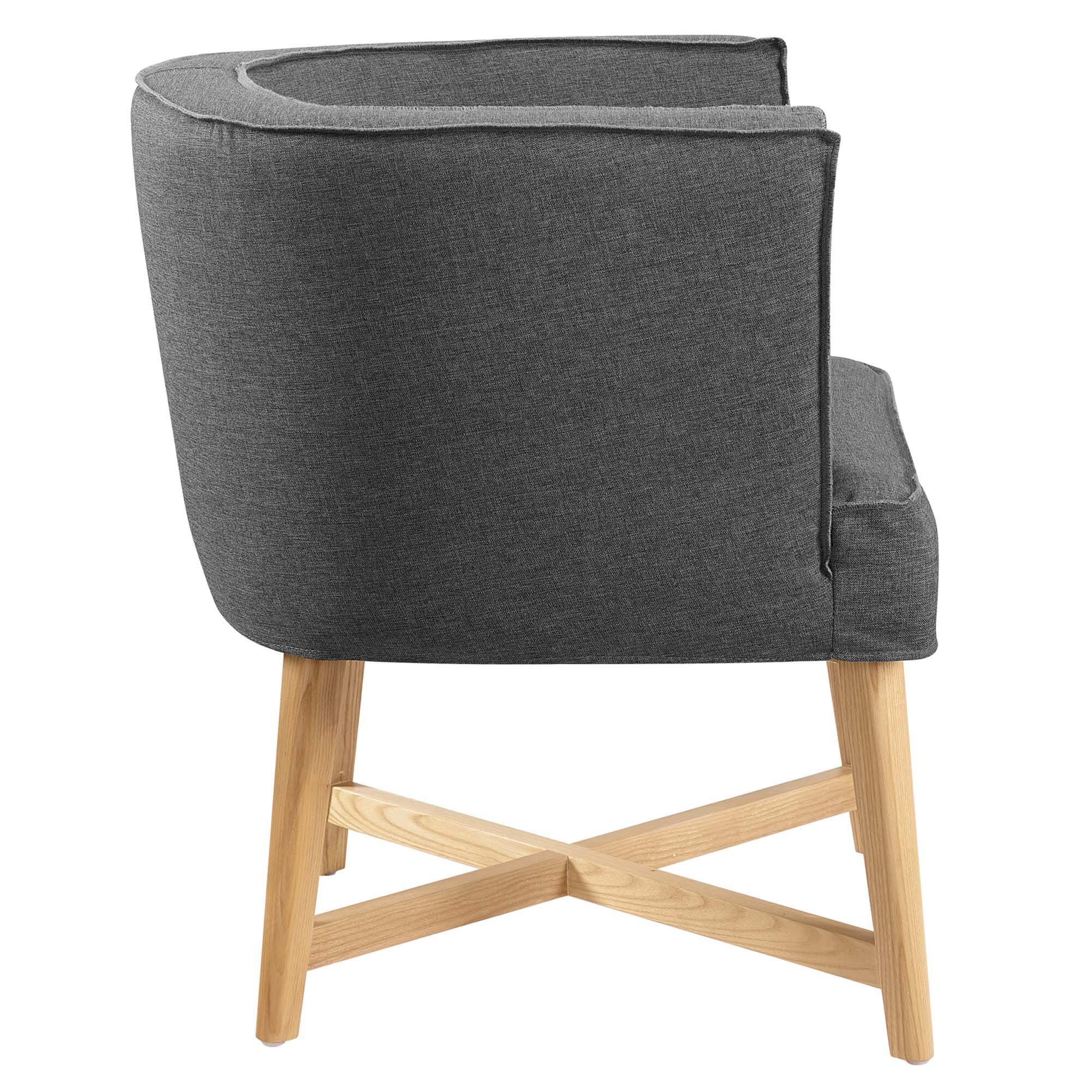 Alt View 1. Modway - Anders Upholstered Fabric Accent Chair by Modway - Gray.
