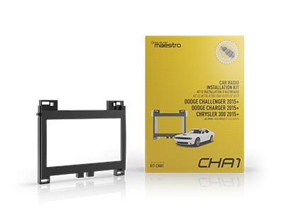 Maestro Car Radio Installation Kit  
- Dodge Challenger 2015+  
- Dodge Charger 2015+  
- Chrysler 300 2015+  
Kit-CHAT  
Kit-CHJ