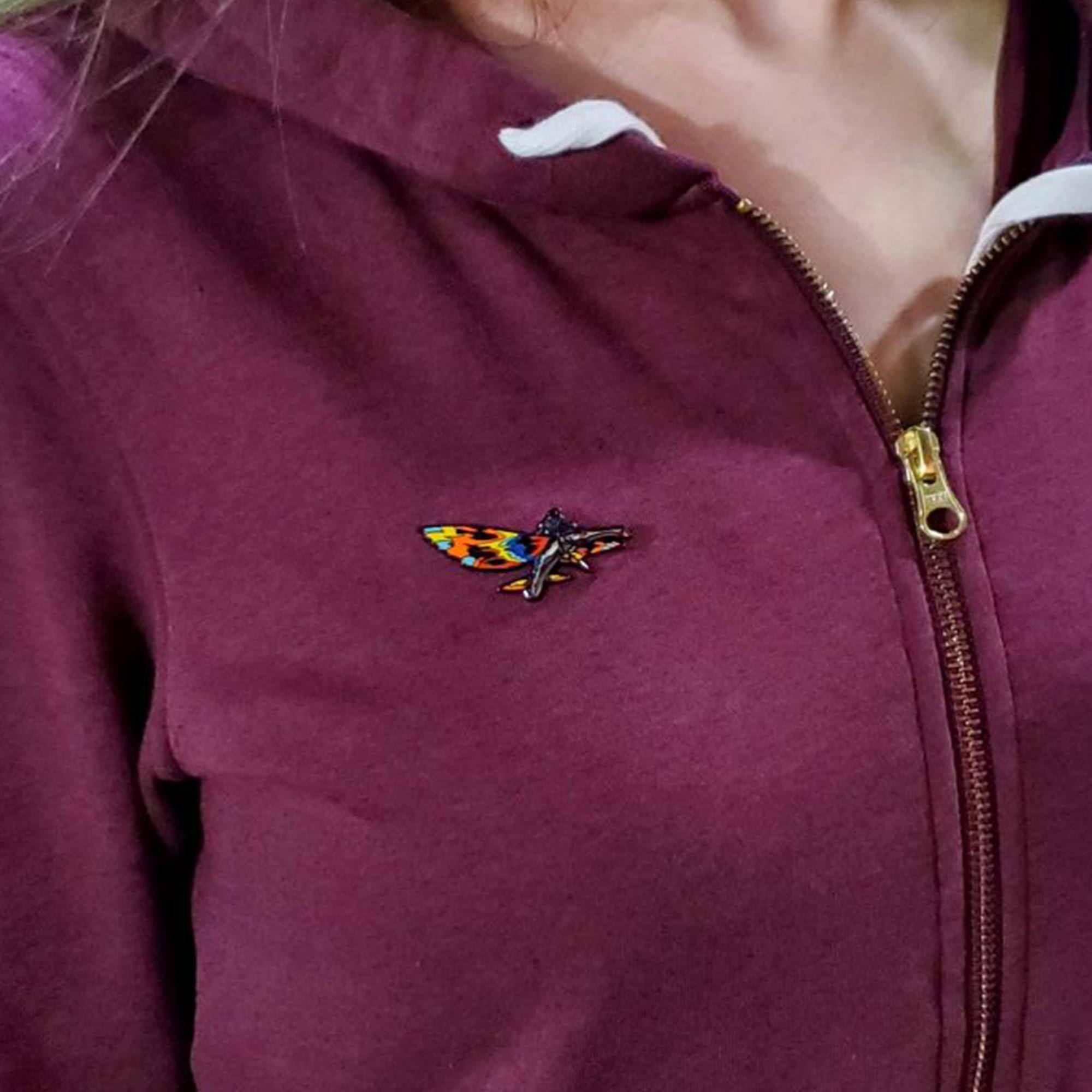 Alt View 3. SalesOne LLC - Avatar 2: The Way of Water Skimwing and Rider Enamel Pin - Multi-Color.