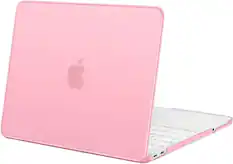 Front. mosiso - Protective Hard Shell Case for MacBook Neo 13 inch Model A3404 (2026) - Pink.