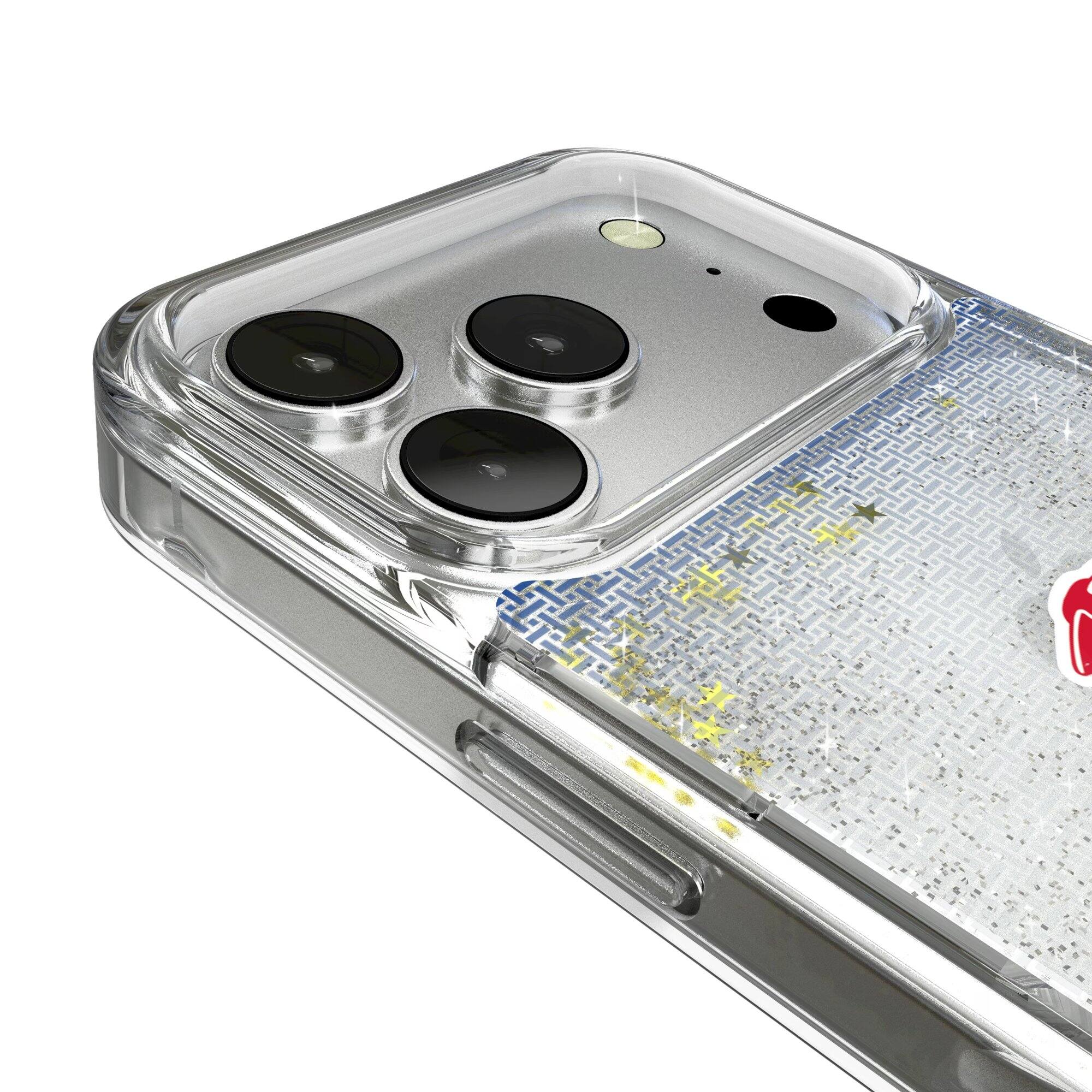 Alt View 2. Keyscaper - Linen Logo iPhone Glitter Case - 14 - Multicolor.