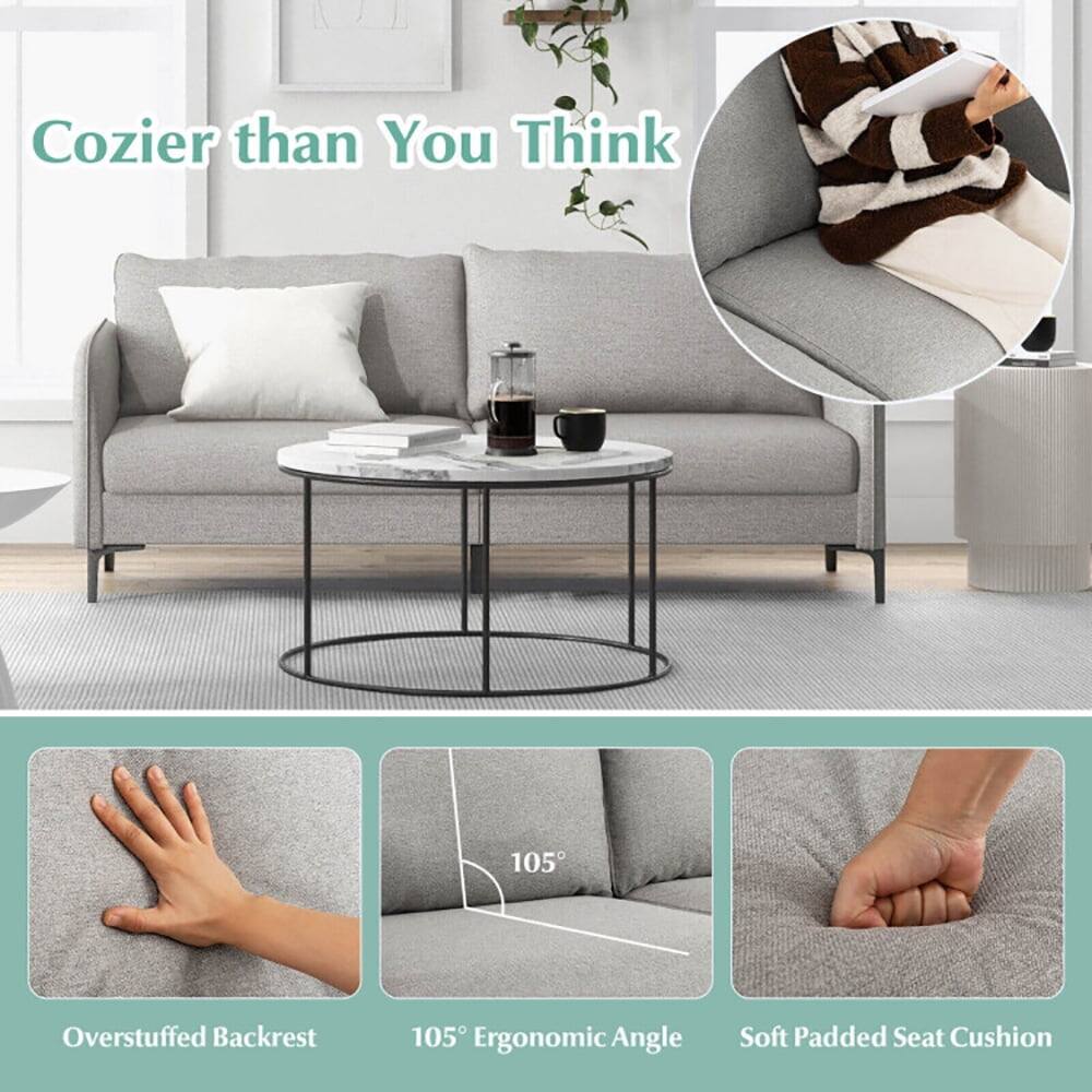 Cozier than You Think

- Overstuffed Backrest
- 105° Ergonomic Angle
- Soft Padded Seat Cushion