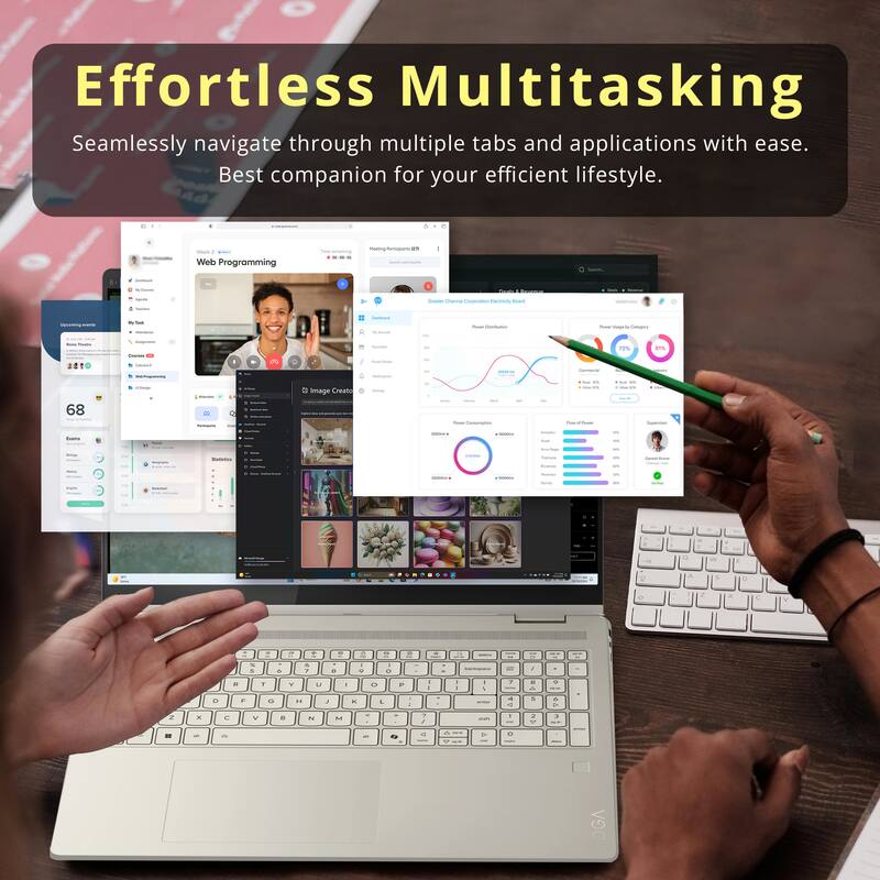 Effortless Multitasking  
Seamlessly navigate through multiple tabs and applications with ease.  
Best companion for your efficient lifestyle.