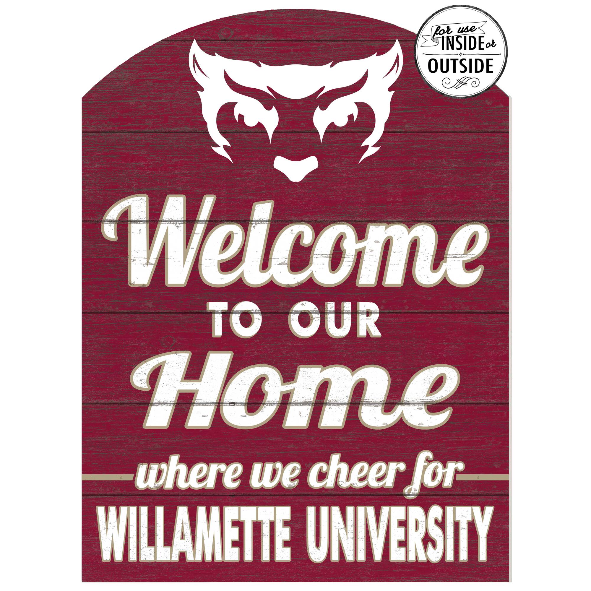 Willamette Bearcats 16'' x 22'' Marquee Sign