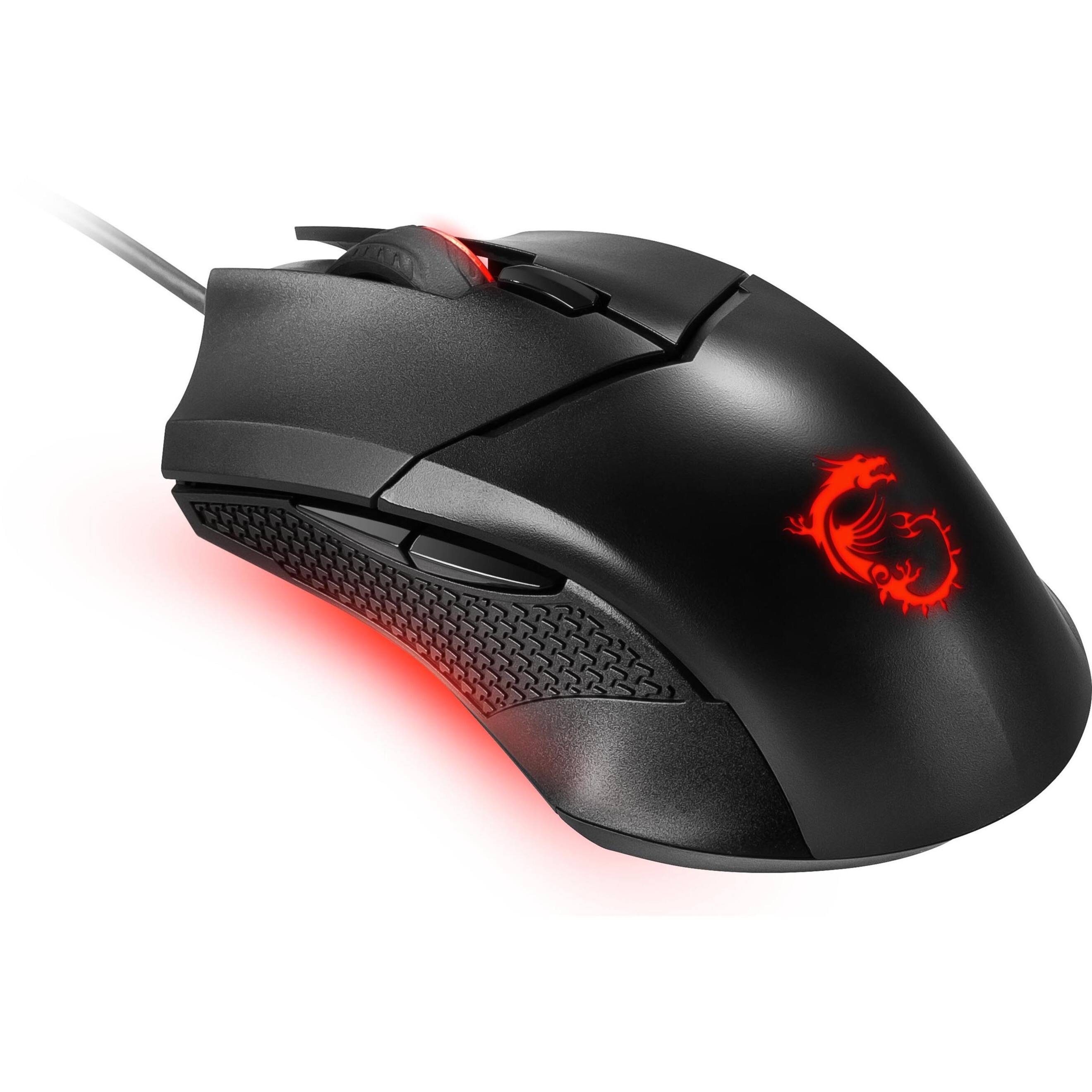 Alt View 24. MSI - Clutch GM08 Wired Optical Gaming Mouse - Black.