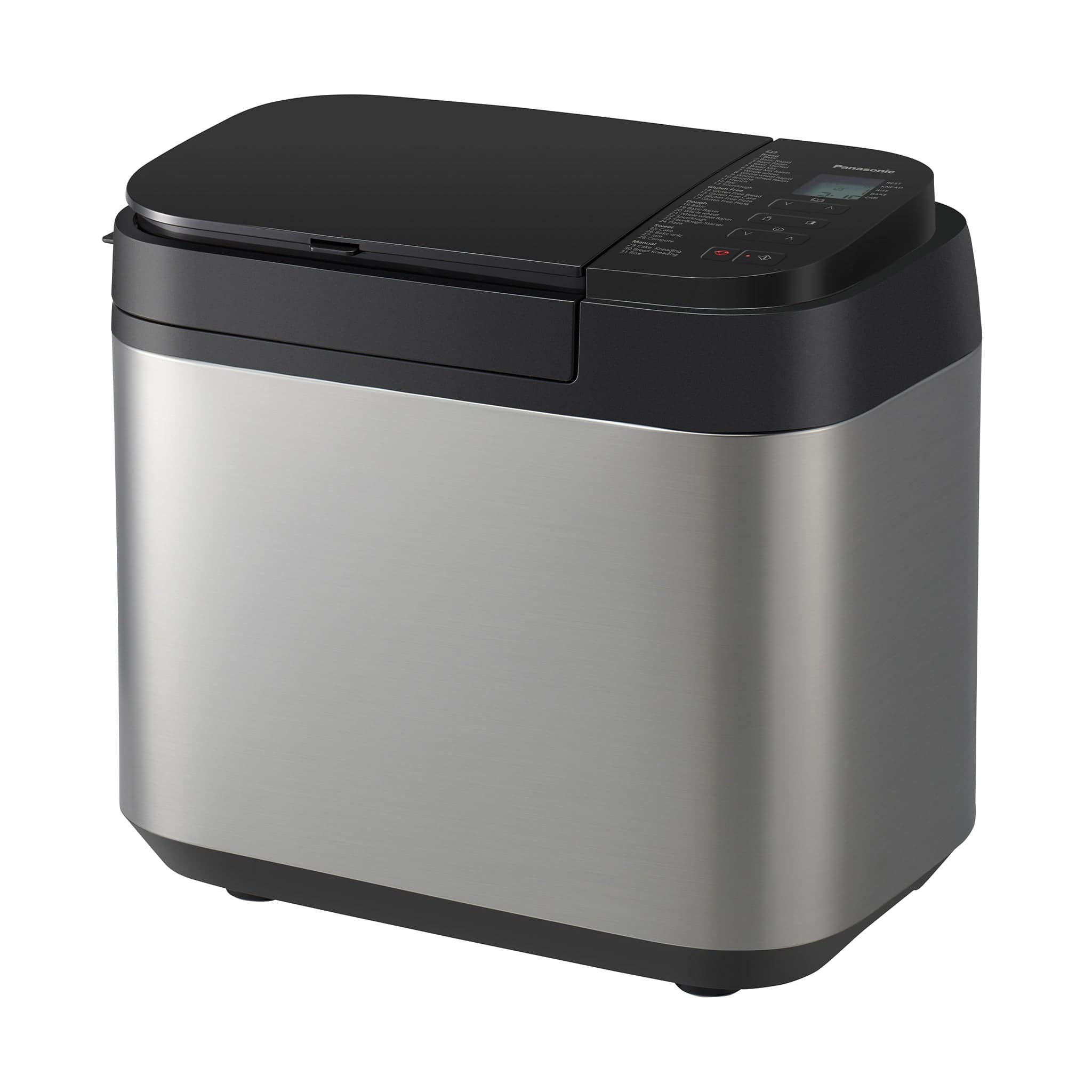 Front. Panasonic - Automatic Bread Maker with 20 Presets - Silver.