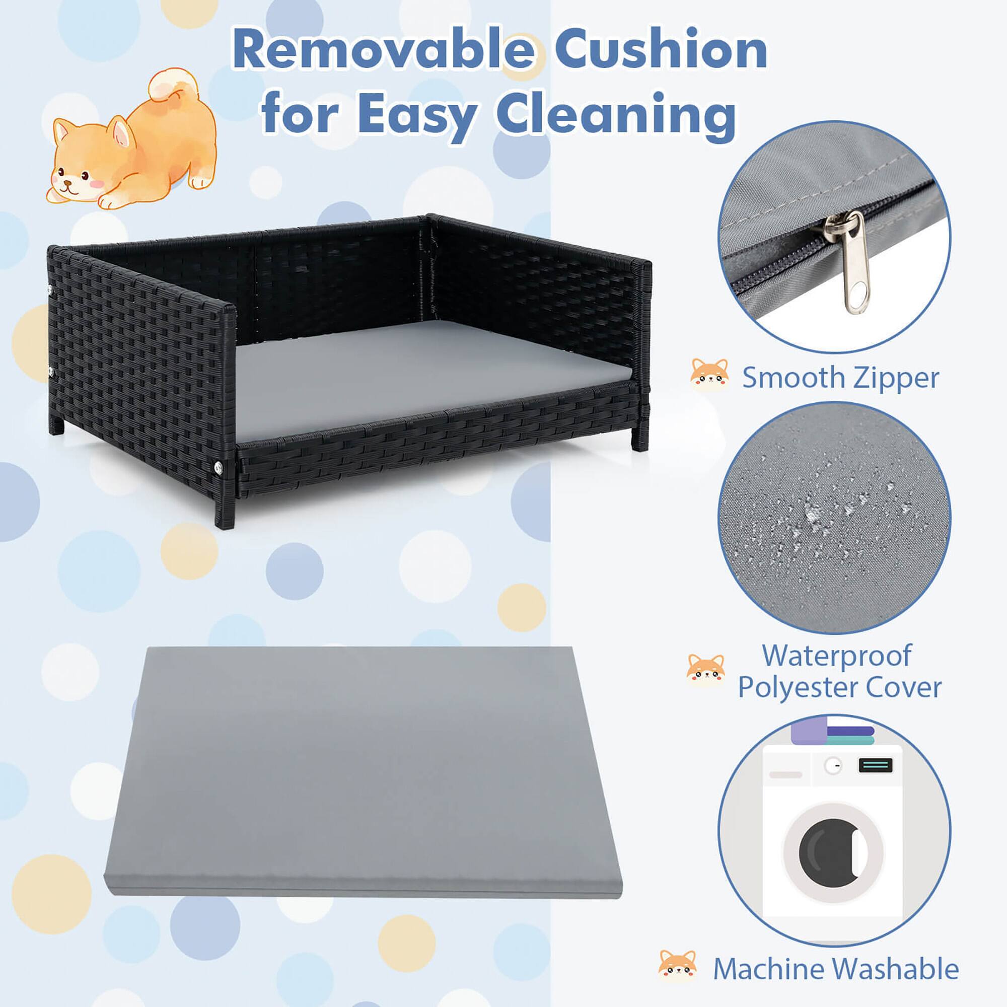 - Removable Cushion for Easy Cleaning
- Smooth Zipper
- Waterproof Polyester Cover
- Machine Washable