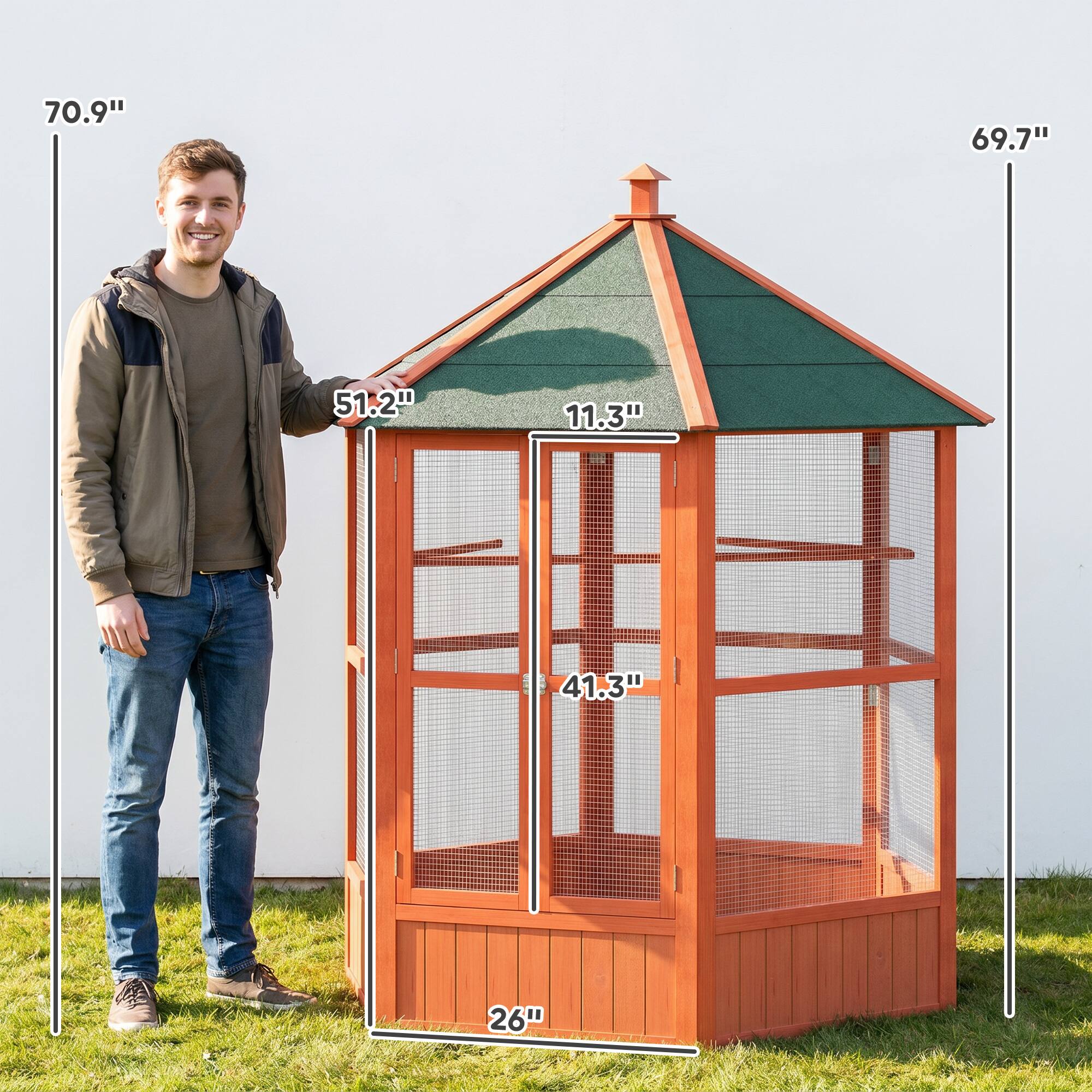 70.9"  
69.7"  
51.2"  
11.3"  
41.3"  
26"