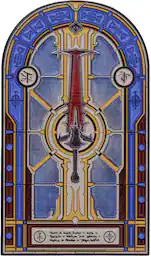 DOOM Eternal - Limited Edition Ingot - Crucible Sword Stained Glass Window - COLLECTIBLES