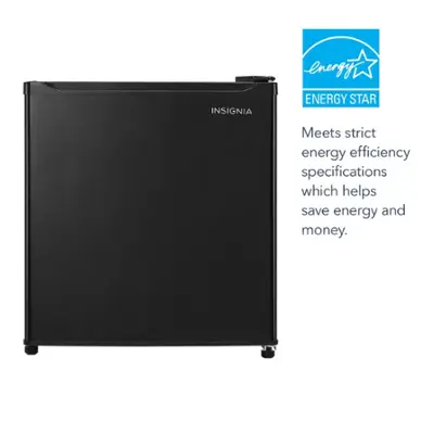 Insignia™ 1.7 Cu. Ft. Mini Fridge with ENERGY STAR Certification Black NS-CF17BK9 - Best Buy