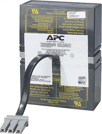 Front. APC - Replacement Battery Cartridge #32 - Black.