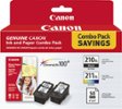 Canon - 210XL/211XL 2-Pack High-Yield Ink Cartridges + Photo Paper - Multi