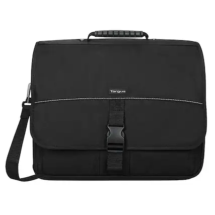 Front. Targus - 15.6” Basic Messenger - Black.