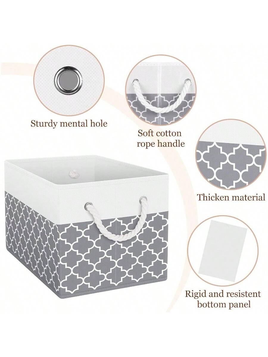 Sturdy mental hole  
Soft cotton rope handle  
Thicken material  
Rigid and resistant bottom panel