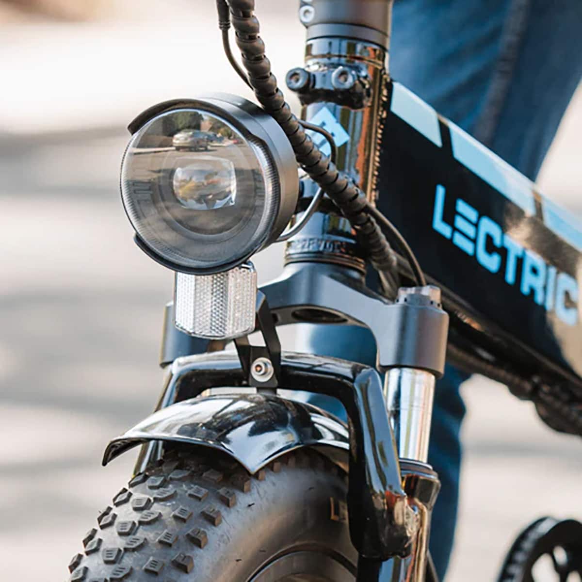 Alt View 12. Lectric eBikes - Elite Headlight Powered by eBike Battery & Compatible with All Lectric eBikes - Black.