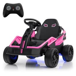 Costway - Ride on Car for Big Kids 12V Battery Powered Electric UTV with Remote Control - Pink