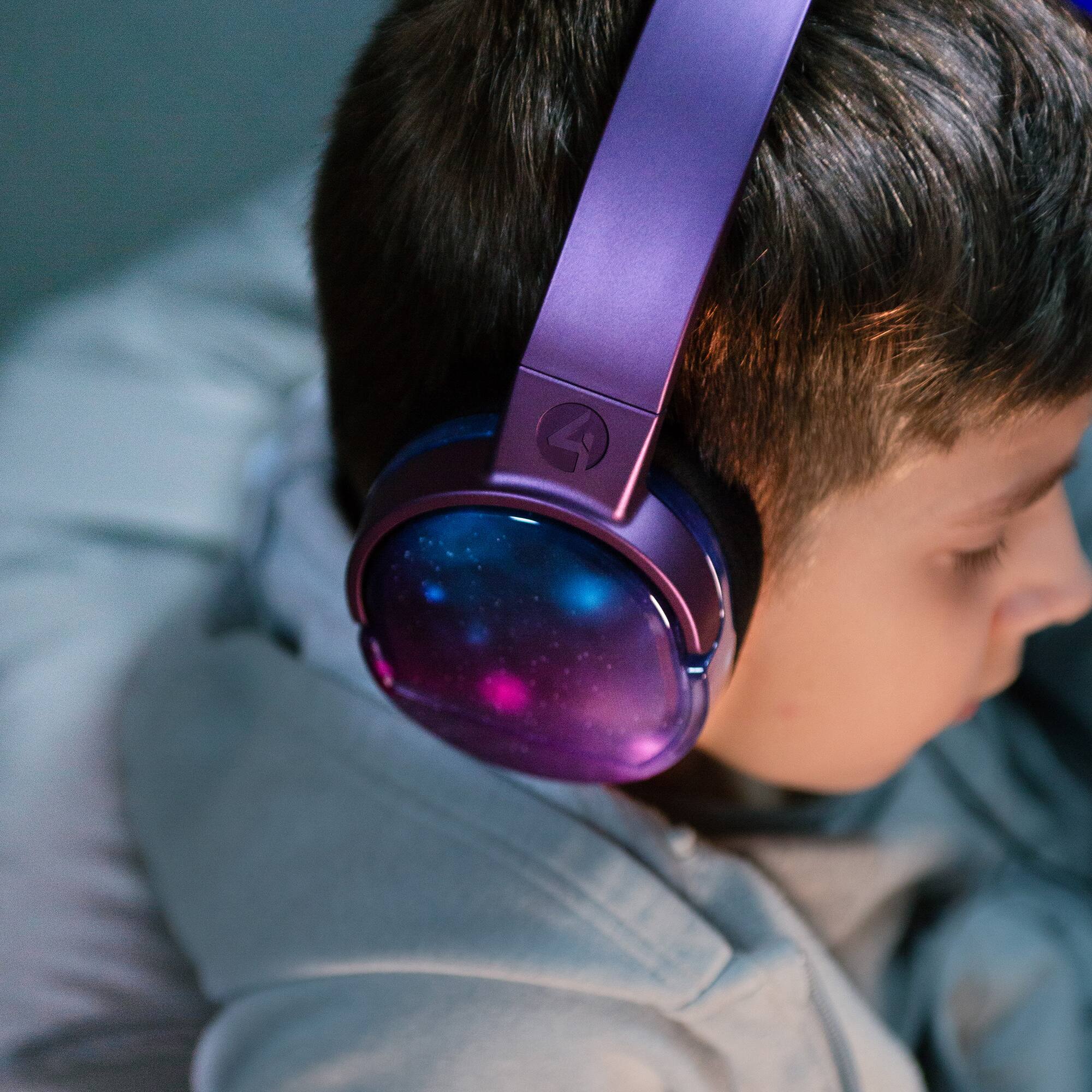 Alt View 5. 4Gamers - Panther Gaming Headset COSMIC - Purple.