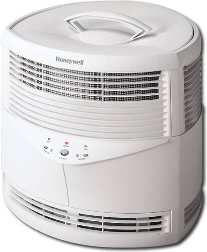 Angle Standard. Honeywell - SilentComfort 99.97% HEPA Air Purifier - White.