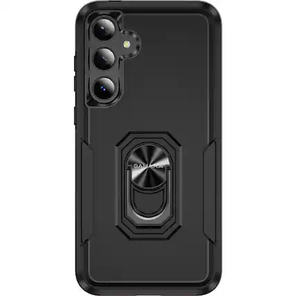 Front. SaharaCase - Raider Series Kickstand Case for Samsung Galaxy A35 5G - Scorpion Black.