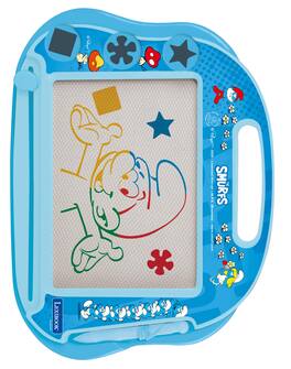 Lexibook - Smurfs Magnetic Multicolor Drawing Board with Accessories A5 Format