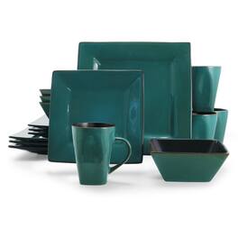 Gibson - Elite Kiesling 16-Piece Dinnerware Set - Blue