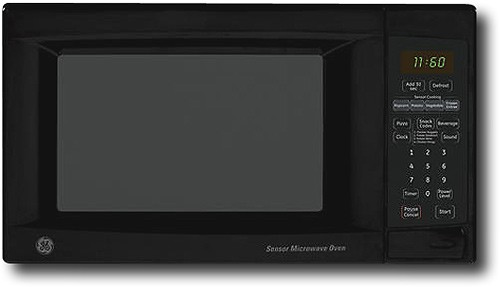 Best Buy: GE 1.1 Cu. Ft. Mid-Size Microwave Black JES1139BL