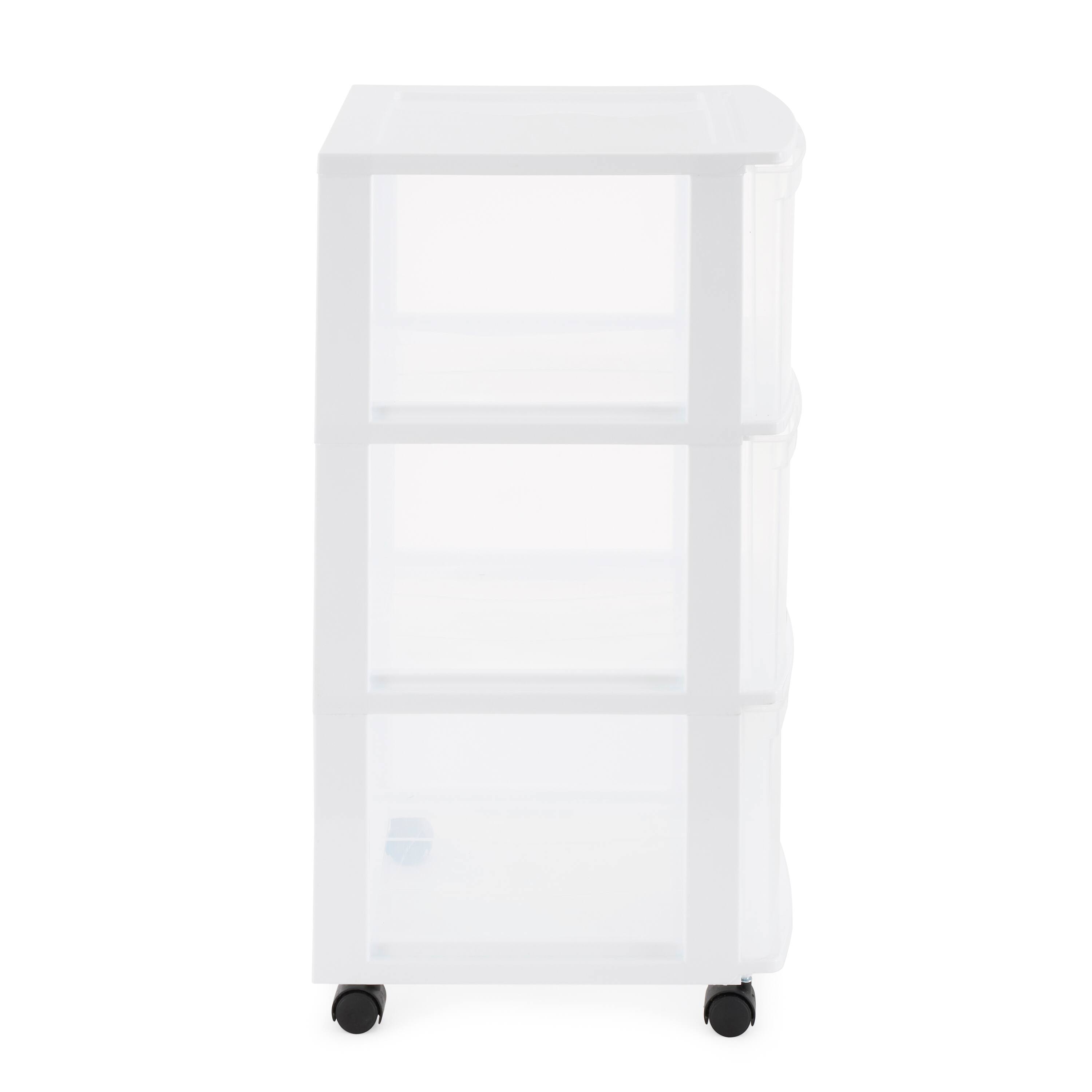 Alt View 8. Gracious Living - Gracious Living Classic 3 Drawer Organizer Plastic Storage Cart w/Wheels(2 Pack).