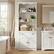 Alt View 3. Aheaplus - 27.5'' W Bookcase with Drawer and Doors, 80'' Tall Bookcase with 3-Tier Open Shelves, 2 Piece Set - White.
