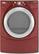 Front Standard. Whirlpool - 7.2 Cu. Ft. 10-Cycle Electric Dryer - Cranberry Red.