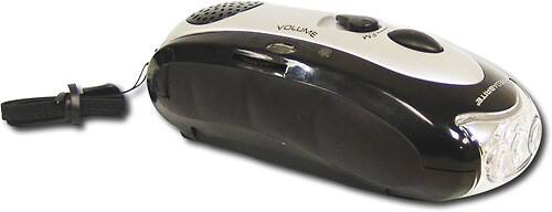 Angle Standard. MegaBRITE - Self-Powered LED Flashlight - Silver/Gray.