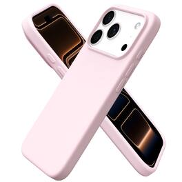 Ornarto - Designed for iPhone 17 Pro Case 6.3", Liquid Silicone Soft Gel Shockproof Protective Case - Chalk Pink