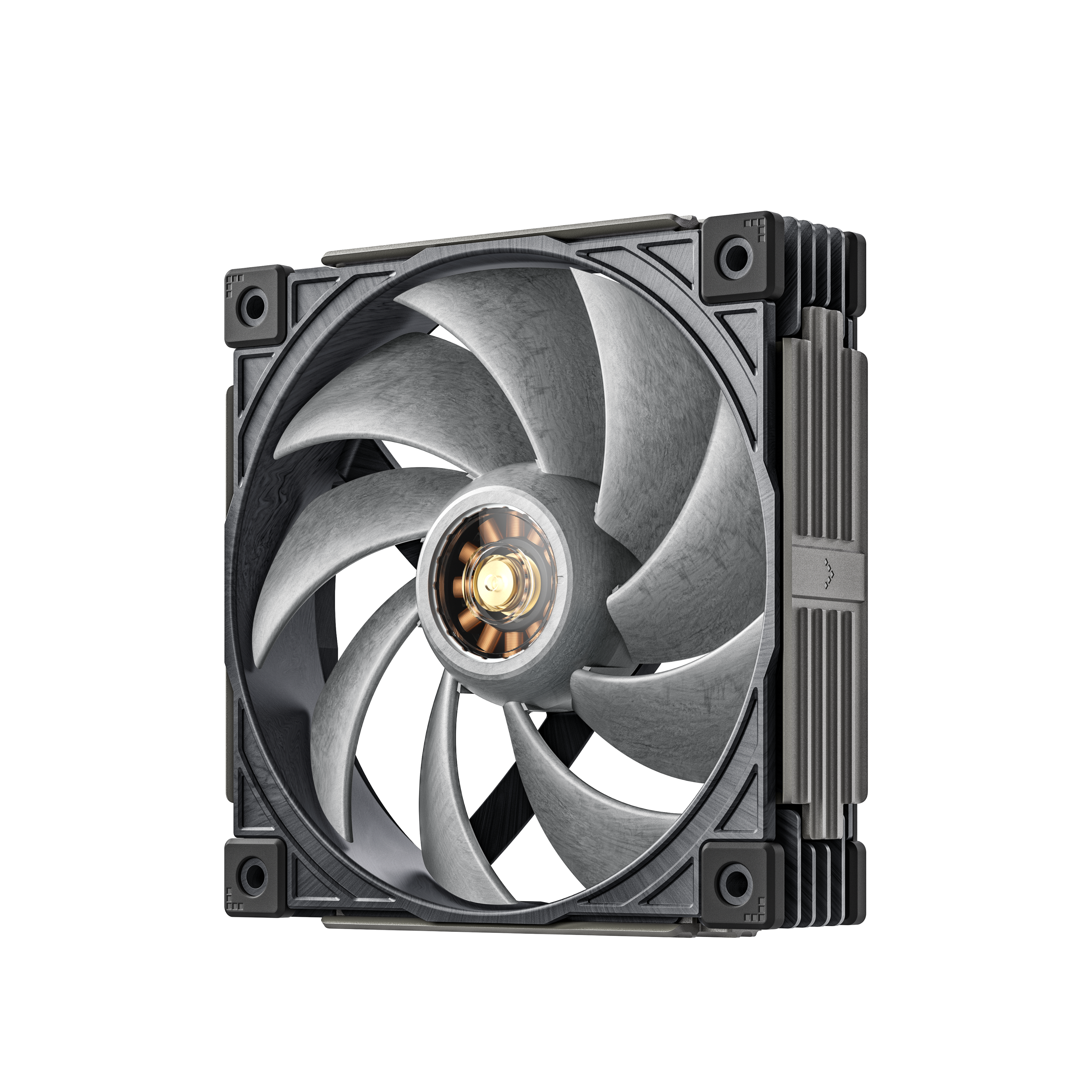 Front. Sudokoo - MACH120 120mm Performance PWM Fan - Black.
