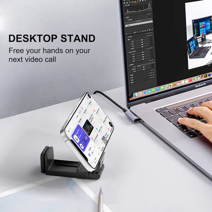 Perilogics Universal Airplane Travel Phone Holder with MagSafe. Phone ...