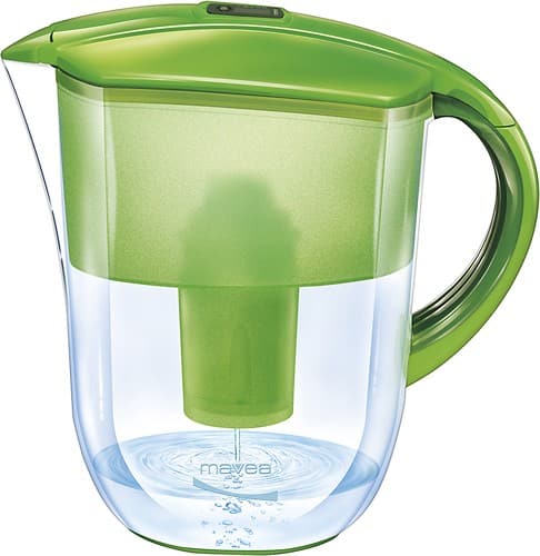 Front Standard. Mavea - Classic Fit 9-Cup Water Filter Pitcher - Green.
