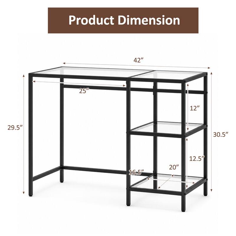 Product Dimension: 42" x 25" x 12" x 29.5" x 30.5" x 16.5" x 20" x 12.5"
