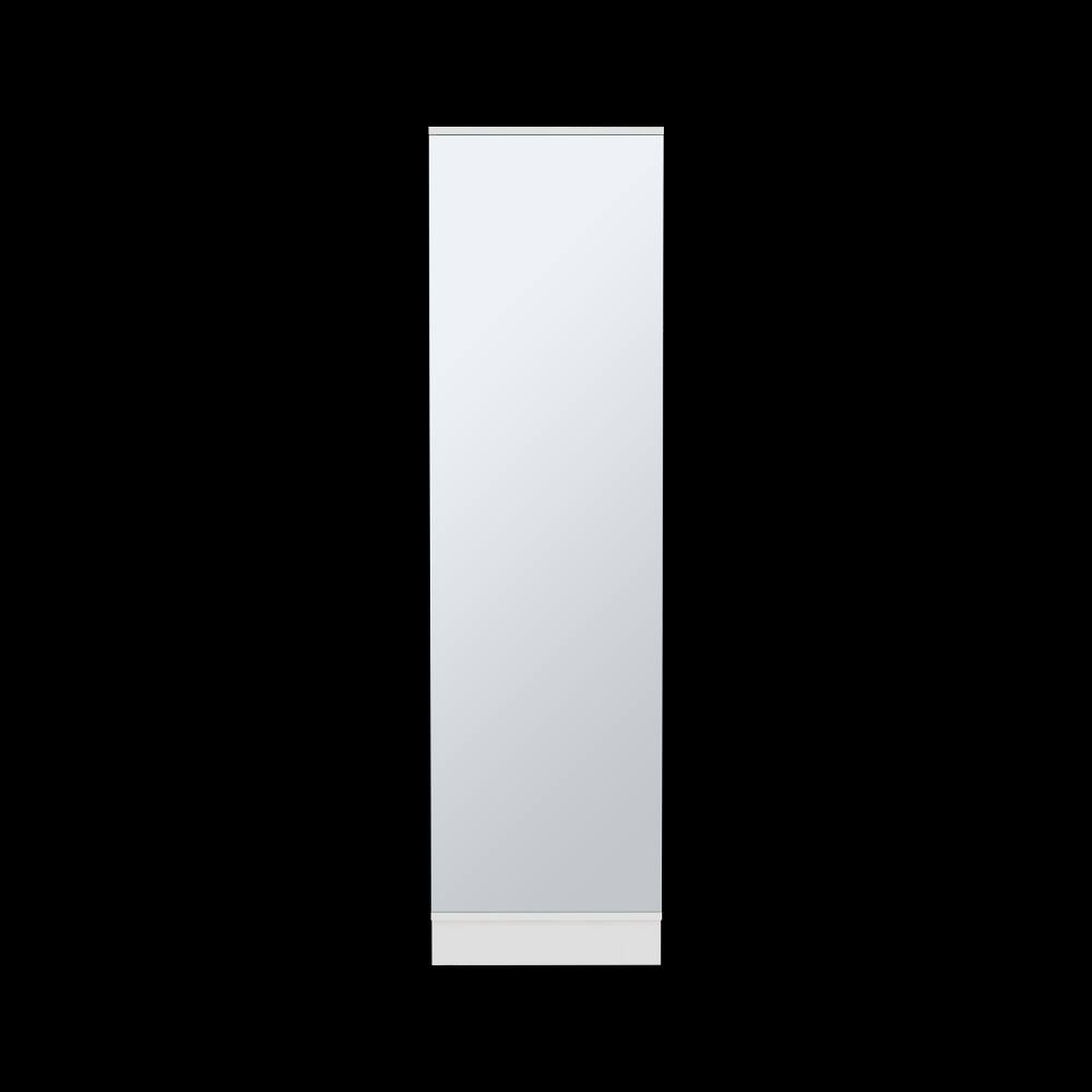 Back. Loheer - Loheer white mirrored shoe cabinet 67 inch tall shoe rack - White.