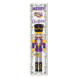 Jardine - LSU Tigers 11" x 46" Nutcracker Holiday Leaner Sign - White