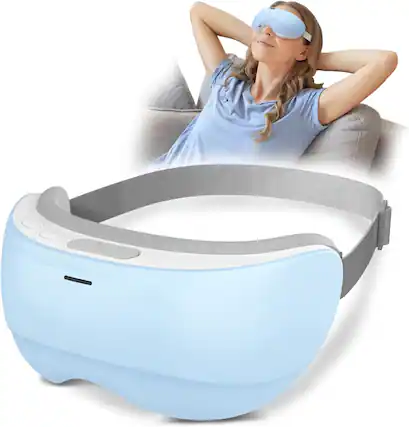 Front. CleanEze - CleanEze - Eye Massager with Heat, for Migraines & Dry Eyes, Relax Reduce Strain Improve Sleep.
