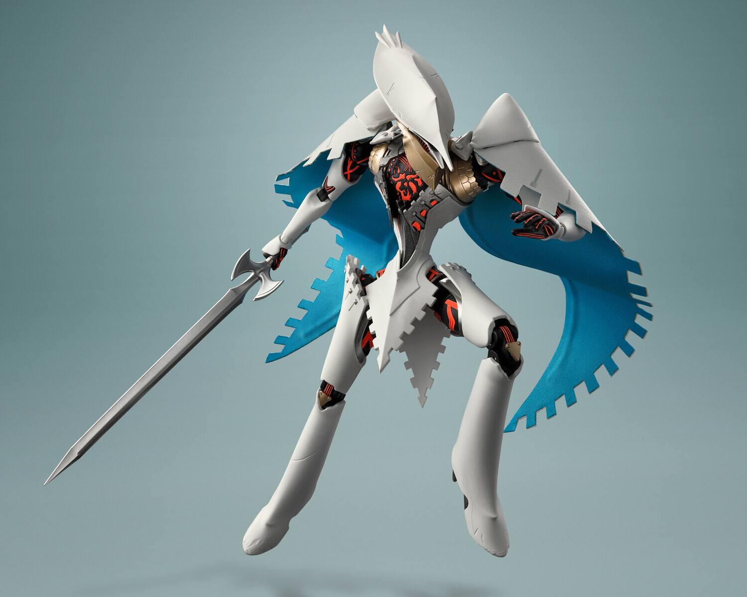 Alt View 1. Bandai - Tamashii Nations - Metaphor: ReFantazio - S.H.Figuarts - Seeker Action Figure   - COLLECTIBLES - Multicolor.