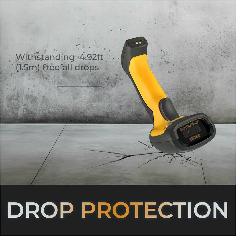 Withstanding 4.92ft (1.5m) freefall drops

DROP PROTECTION