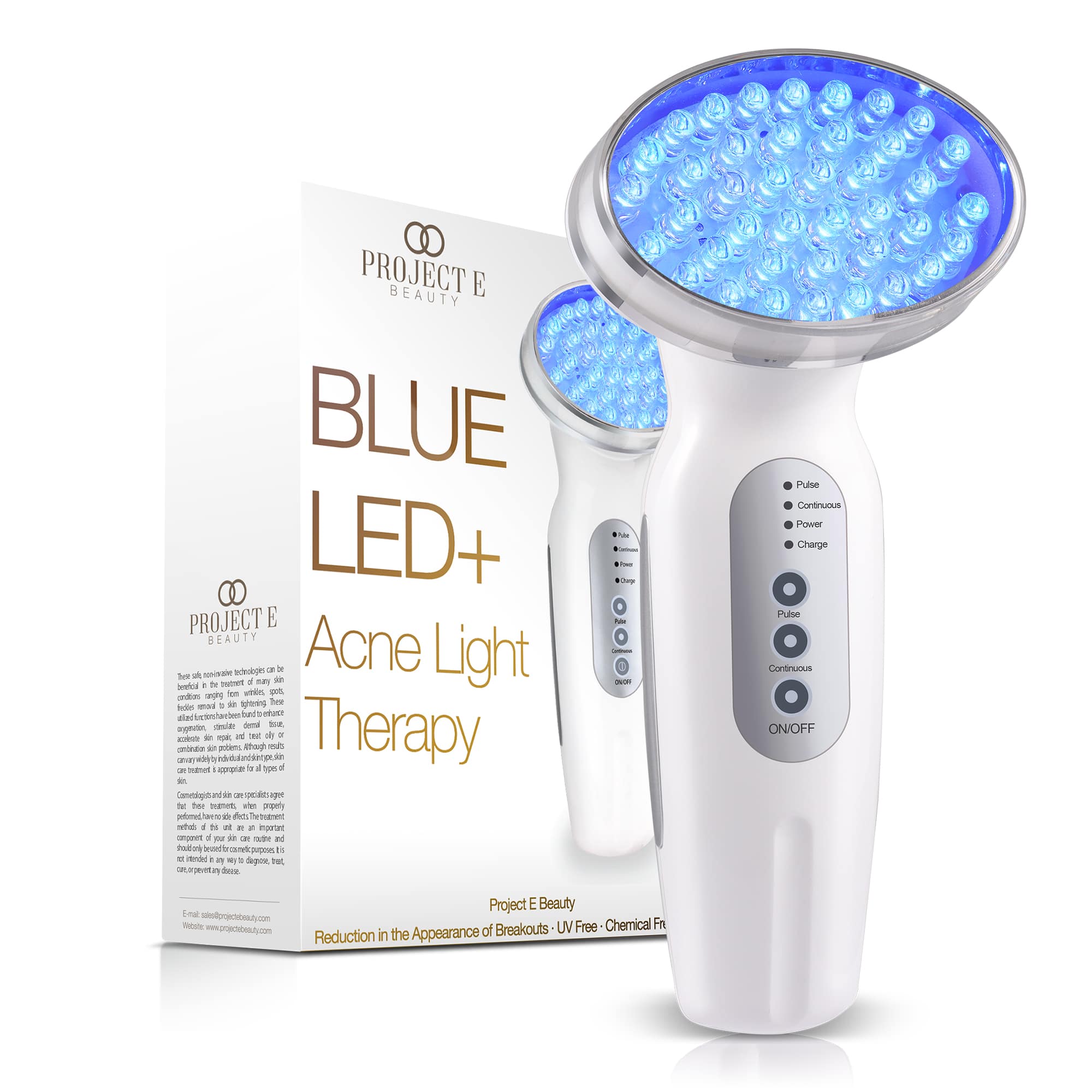 Project E Beauty - Blue Light Therapy For Acne |Facial Light Therapy Devices For Acne | Anti-Acne Skincare