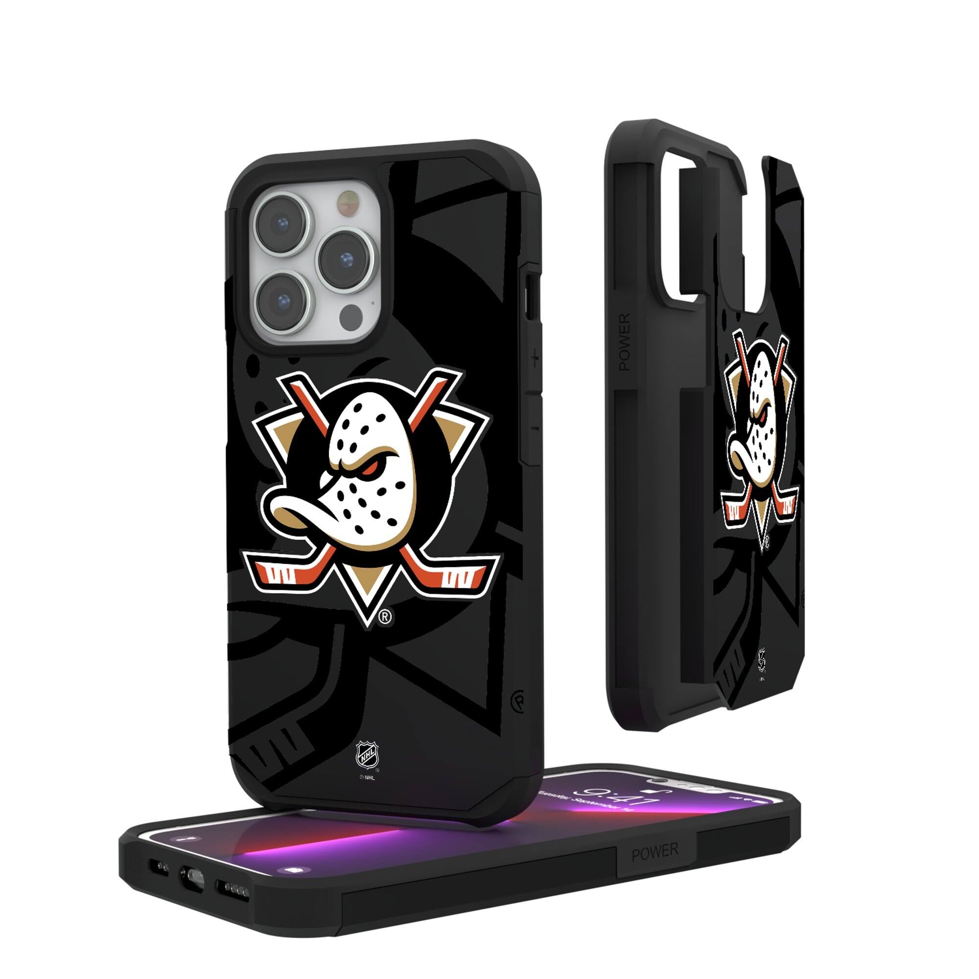 Keyscaper - NHL - Anaheim Ducks iPhone Mono Tilt Rugged Case - 12 mini - Multicolor