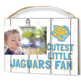 Jardine - Southern University Jaguars 8'' x 10'' Cutest Little Weathered Logo Clip Photo Frame - White
