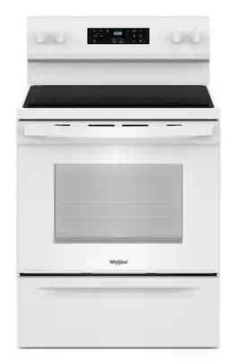 Whirlpool - 5.3 Cu. Ft. Freestanding Electric Range with Cooktop Flexibility - White