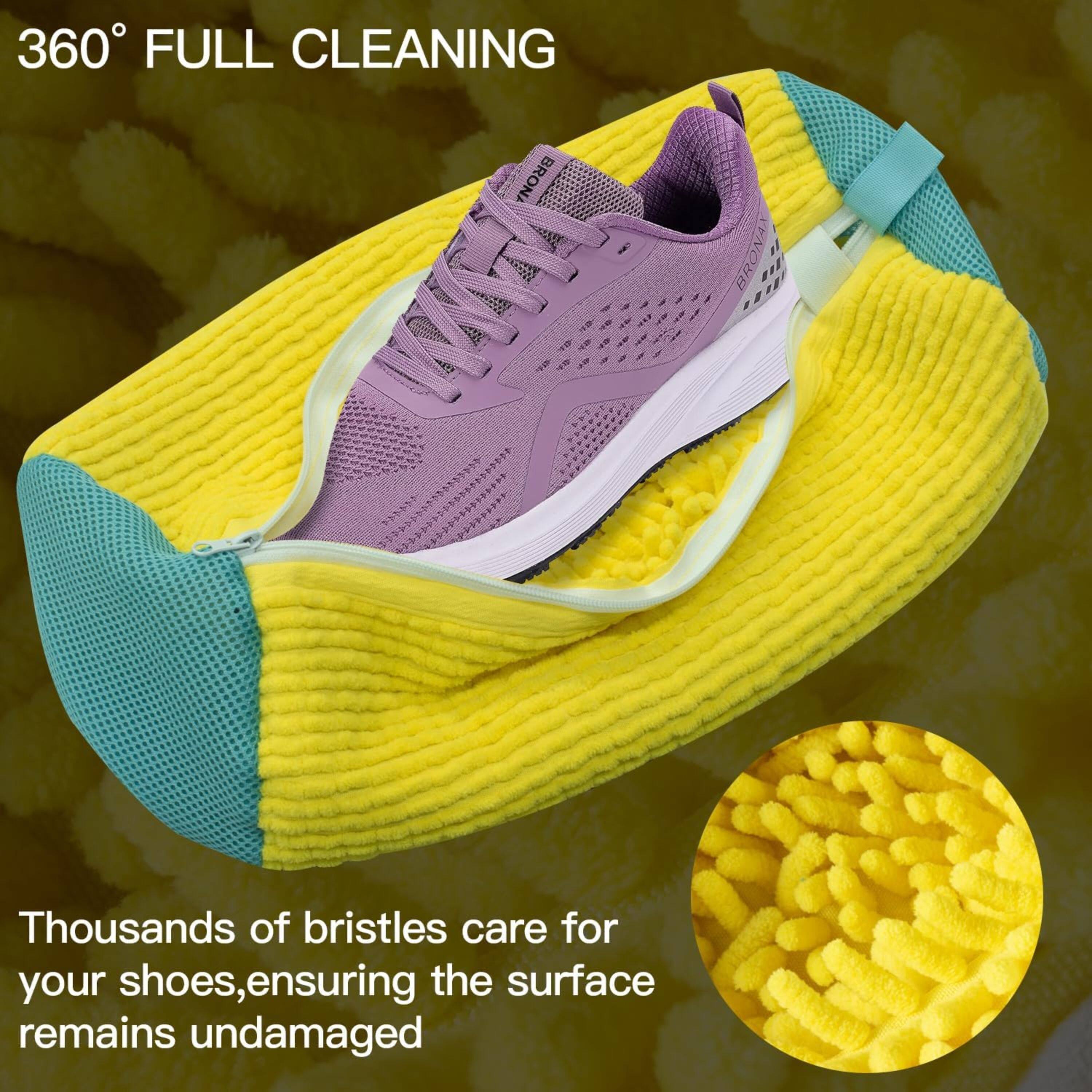 360° FULL CLEANING

Thousands of bristles care for your shoes, ensuring the surface remains undamaged