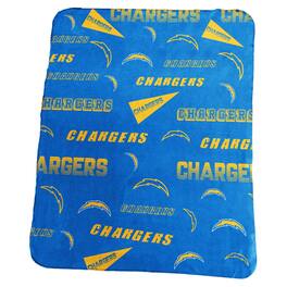 Logo Brands - Los Angeles Chargers 50" x 60" Classic Fleece Blanket - Multicolor