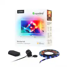 For TVs & Monitors
Up to 65" (165cm)
nanoleaf
Smarter by Design
Ultra-Wide Viewing
Angle
Fill your space with the illusion of infinite
movie magic.
Nanoleaf 4D
Screen Mirror + Lightstrip Kit
Works with Apple Home
Ultra-Wide Viewing Angle
Timeless RGB Gradient Lighting
Corner Connector
Smart Home
Integration
Works with Apple Home