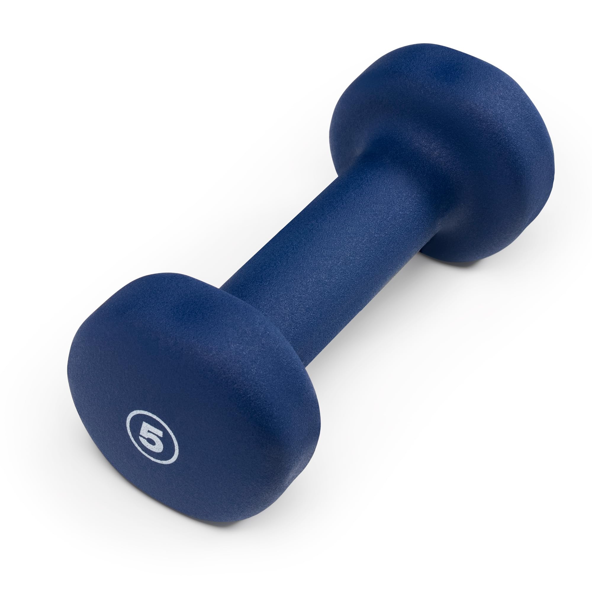 Front. ThinkLink Electronic - Colo Dumbbell Hand Weights Exercise Free For Home Gym p PREMIUM NEOPRENE CONSTRUCTION Build to facilitate - Blue.