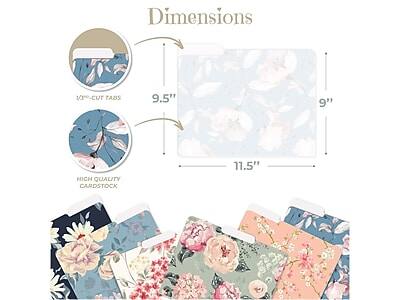 Dimensions  
1/2" CUT TABS  
9.5"  
9"  
HIGH QUALITY CARDSTOCK  
11.5"